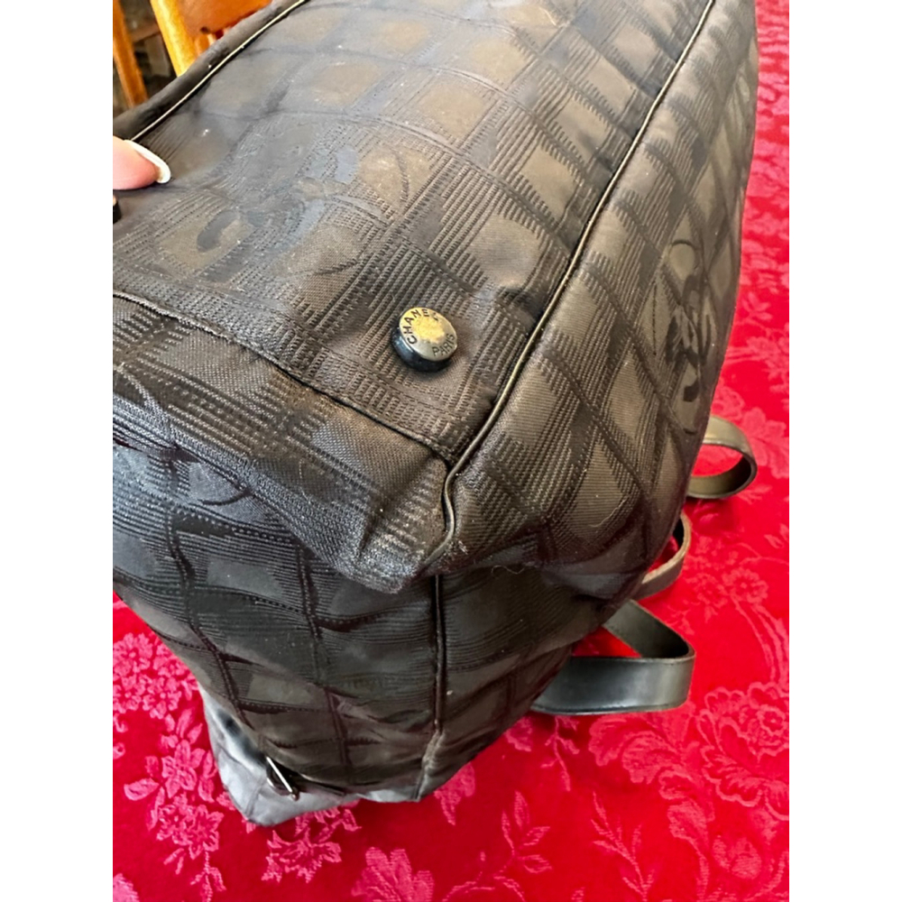 Chanel Black Nylon Travel Ligne Zip Tote Bag - Picture 11 of 15